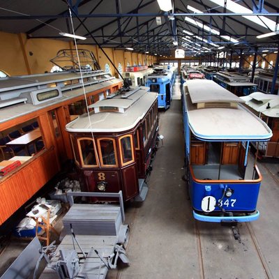 오슬로 트램 박물관 차량 홀 5(스포르베이스뮤세트)